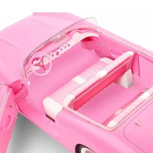 Barbie The Movie Collectible Car, Pink Corvette Convertible New in Box - Picture 2 of 12